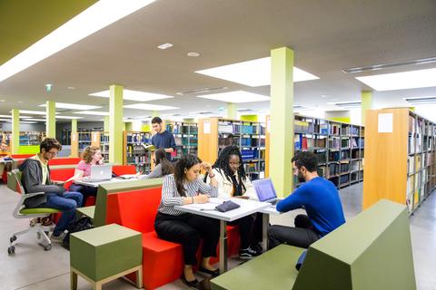 Bibliothèque BCPR Salle de lecture, bibliothèque BCPR