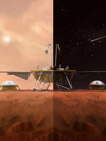 InSight révèle les soubresauts atmosphériques de Mars InSight révèle les soubresauts atmosphériques de Mars
