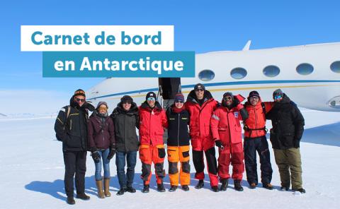 Carnet de bord en Antarctique Carnet de bord en Antarctique